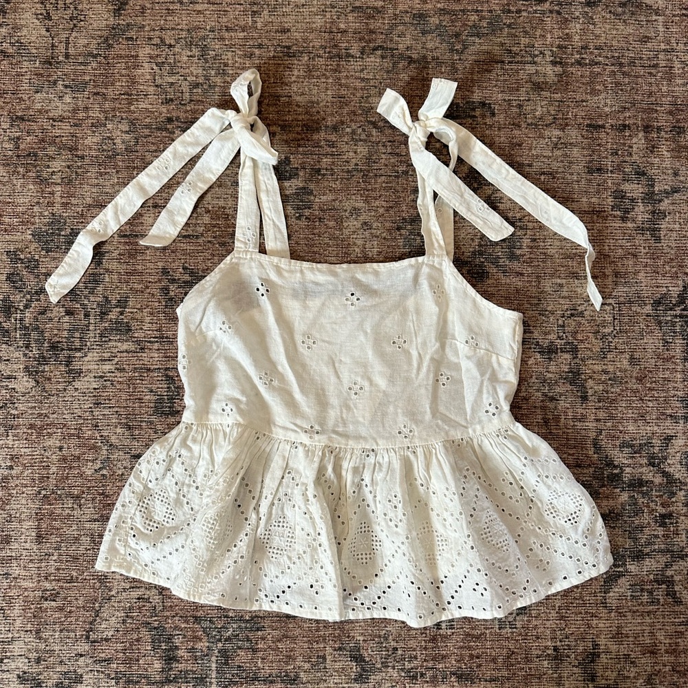 Madewell Eyelet Tank NWT